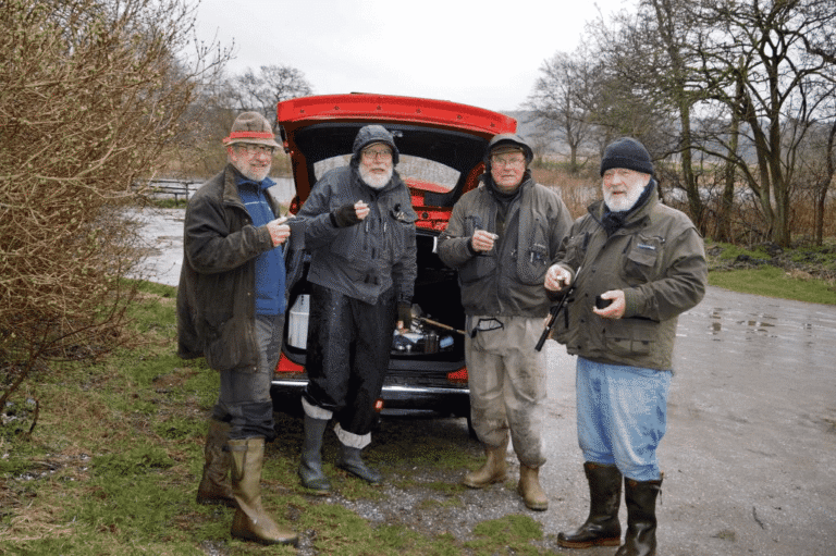 Seniorklubbens tur til Gudenåen (Stevnstrup) 31.3.2015