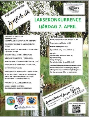 Gudenå Laksekonkurrence Lørdag den 7. april