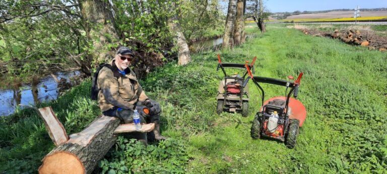 Stislåningen langs Lilleåen er startet