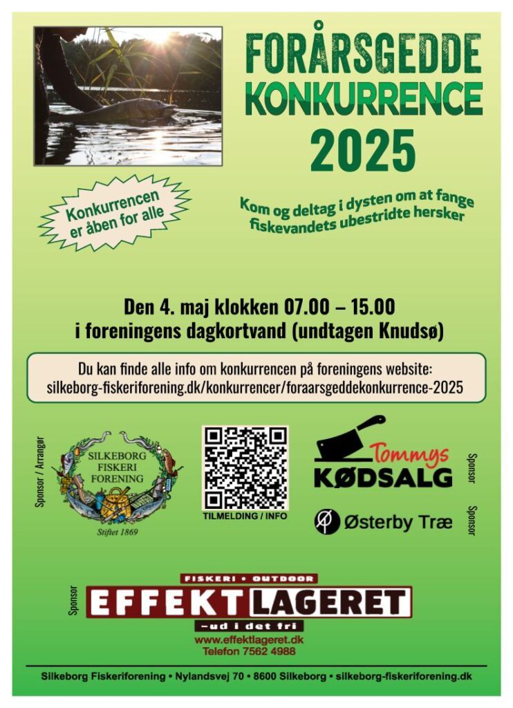 Silkeborg Fiskeriforening Forårs-geddekonkurrencen